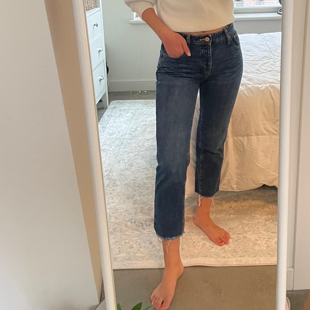 Gap vintage high rise straight leg jeans